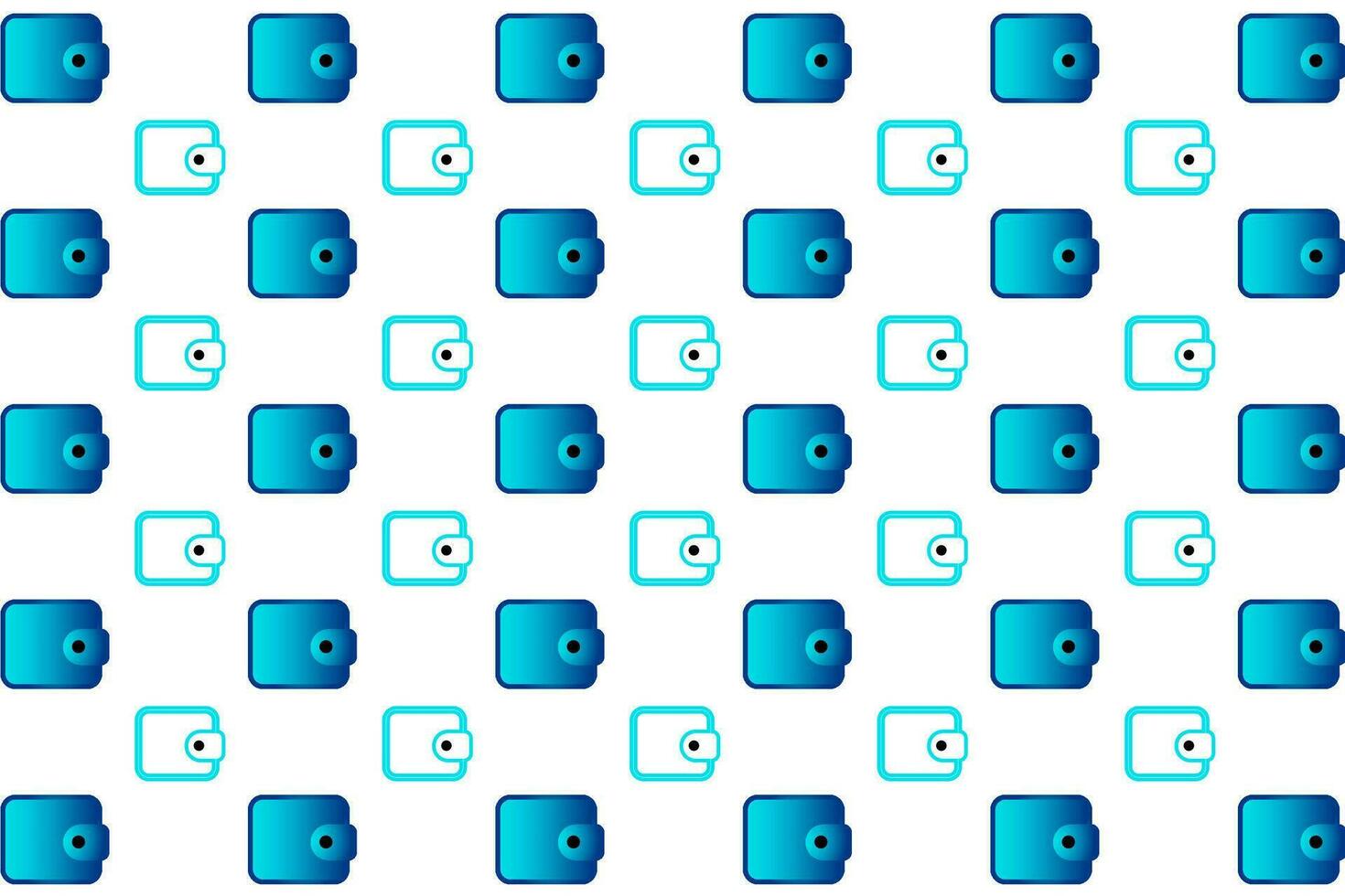 Abstract Wallet Pattern Background vector