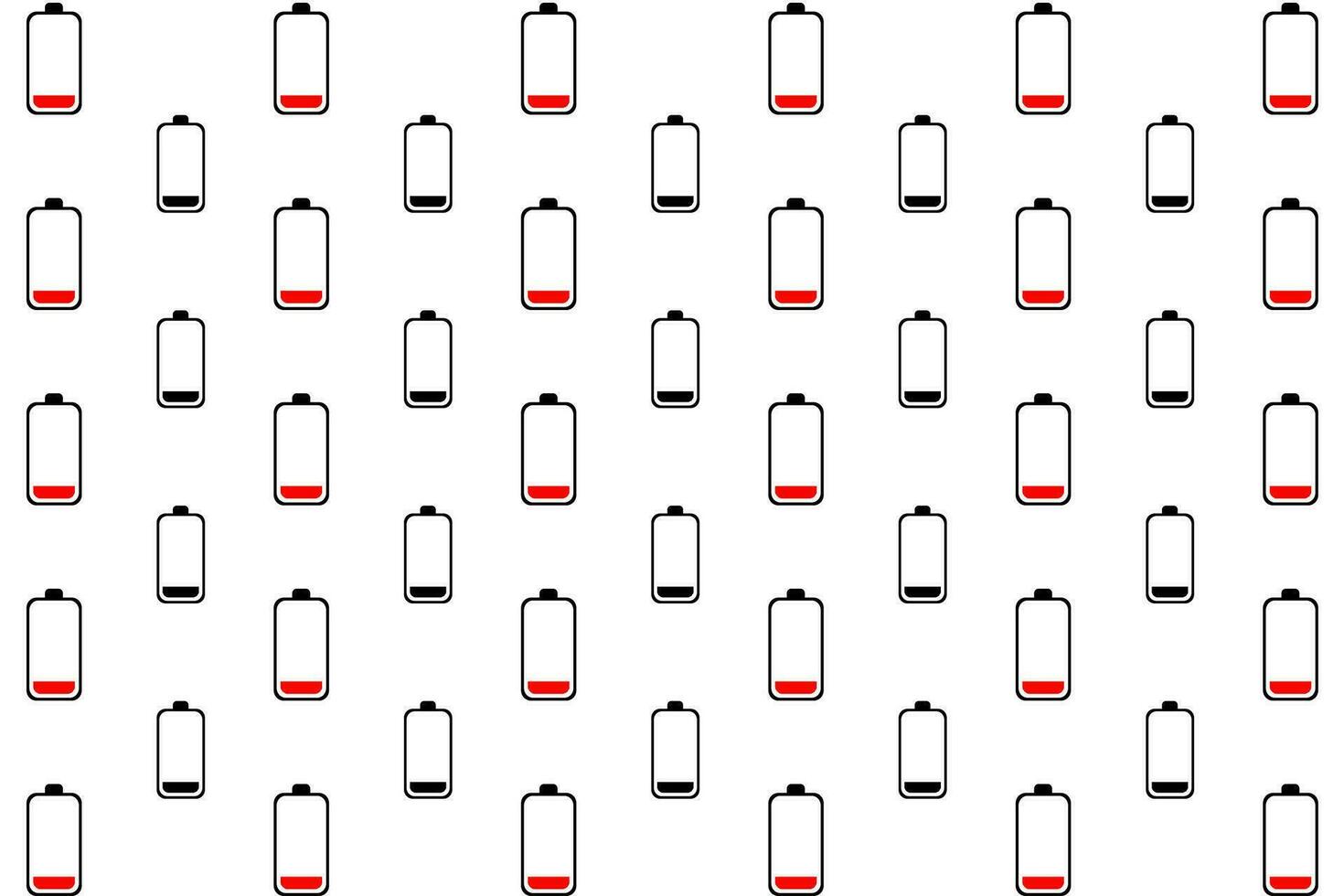 Abstract very low Battery Pattern Background vector