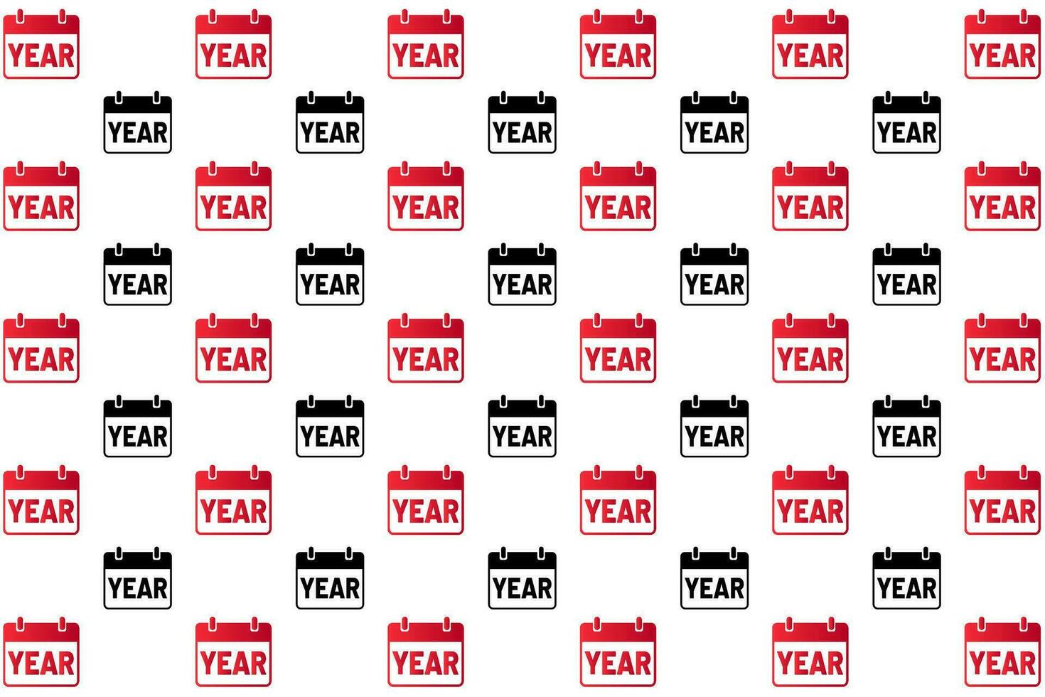 Abstract Year Pattern Background vector
