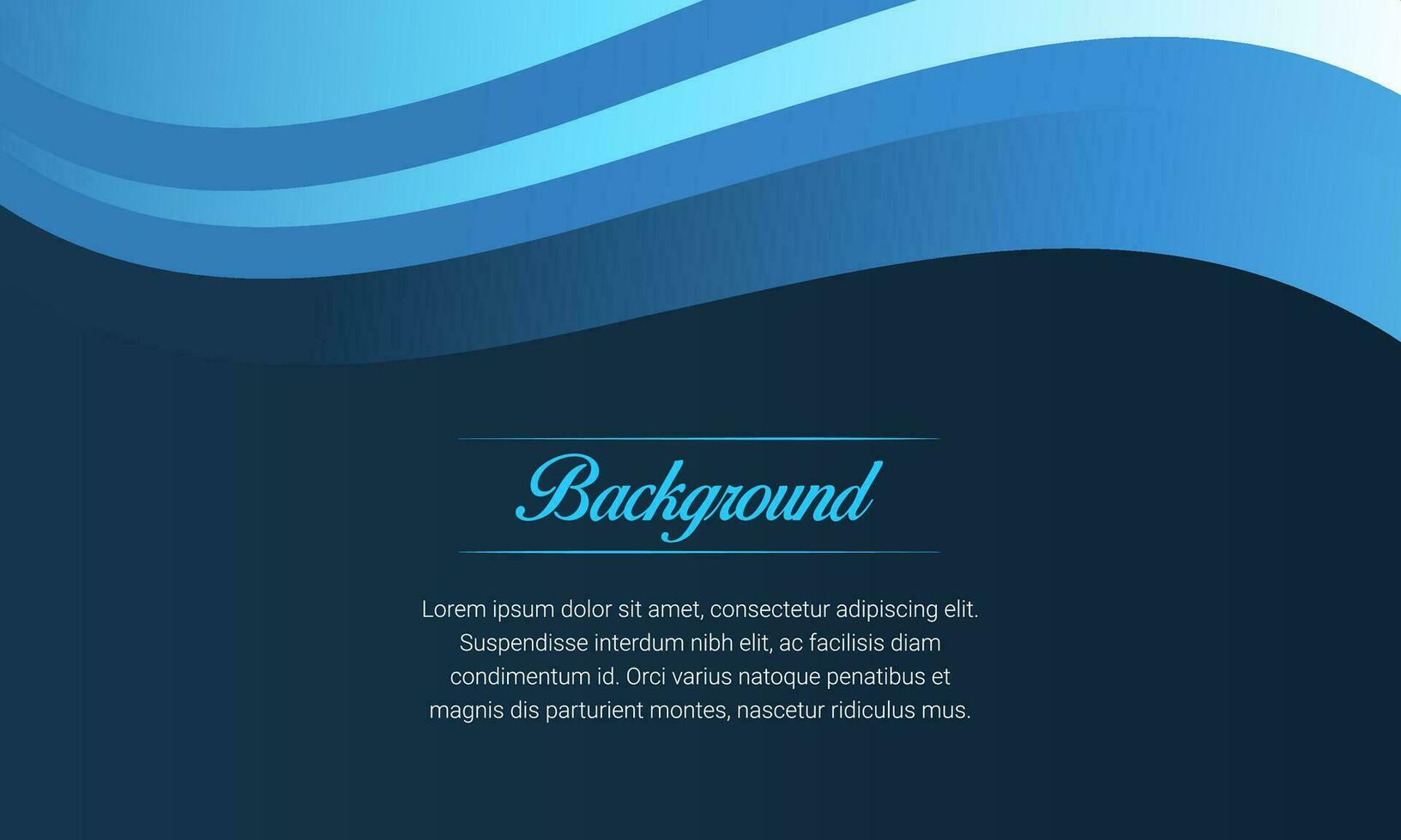 Modern Blue Wavy Background vector