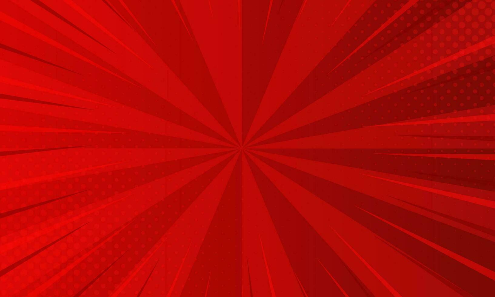 Modern Red Comic Pop Art Background vector