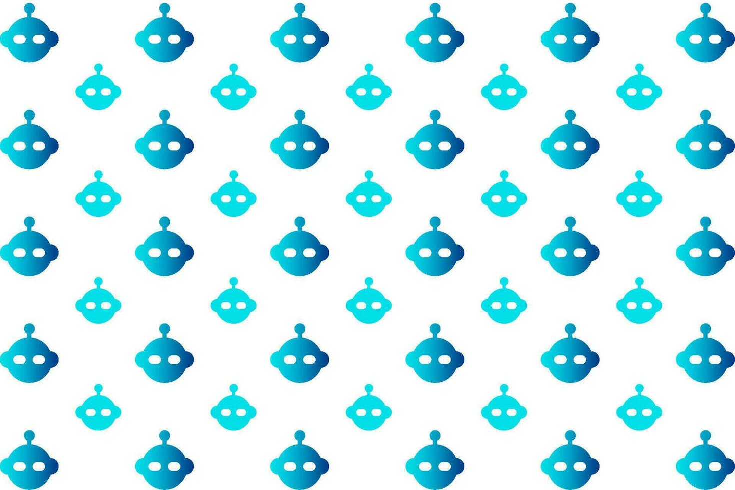 Abstarct Chatbot Pattern Background vector