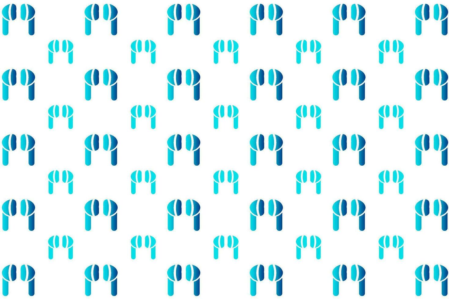 Abstract Airpods Pattern Background vector