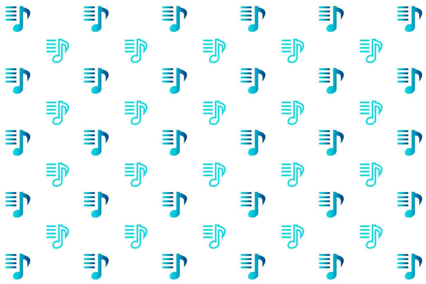Abstract Audio Playlist Pattern Background vector