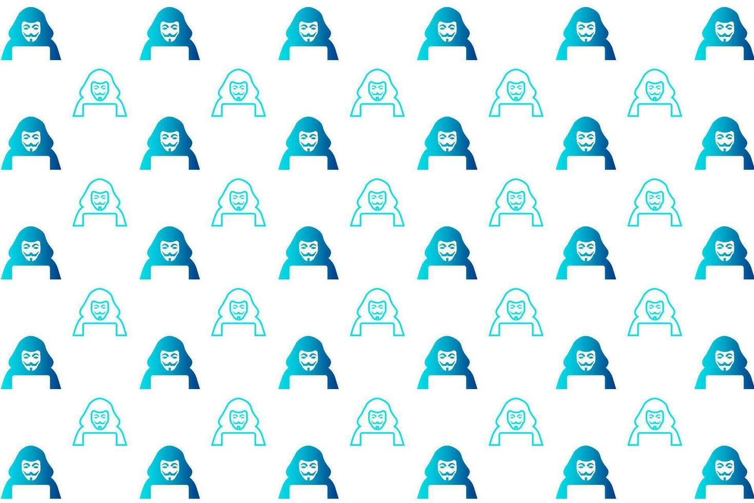 Abstract Crime Hacker Pattern Background vector