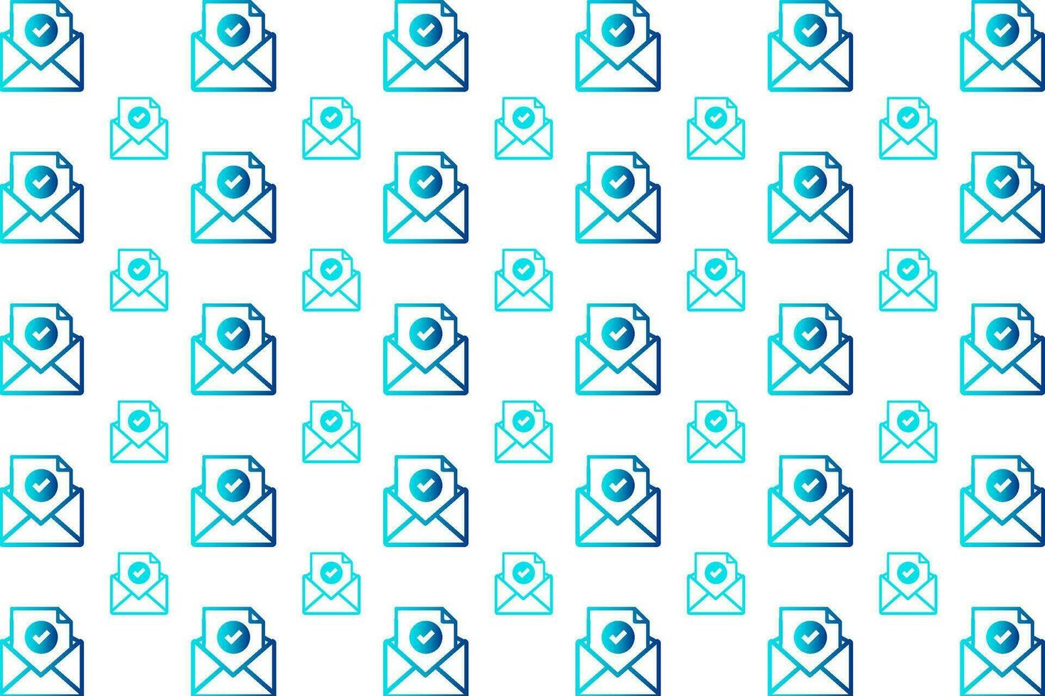 Abstract Email Received Pattern Background vector