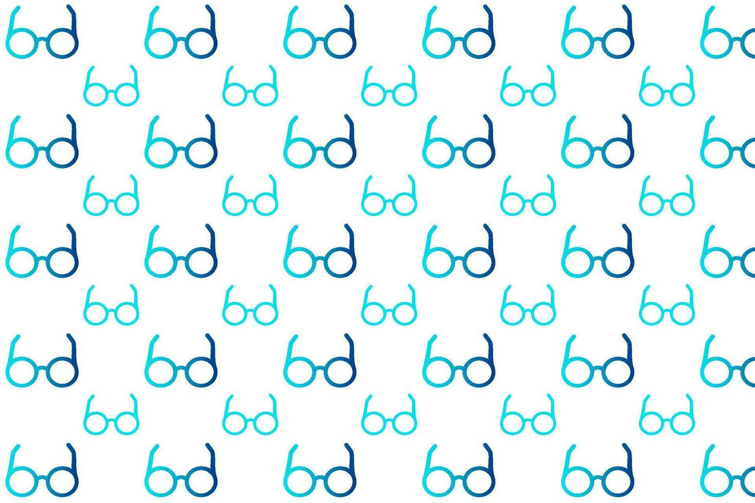 Abstract Eyeglasses Pattern Background vector