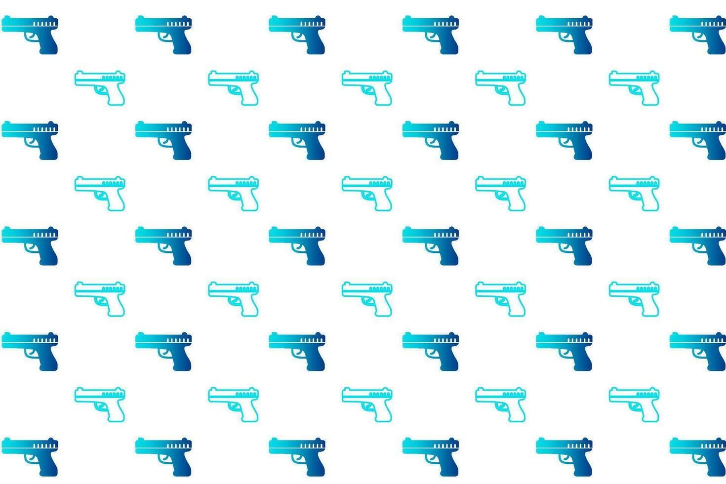 Abstract Gun Pistol Pattern Background vector