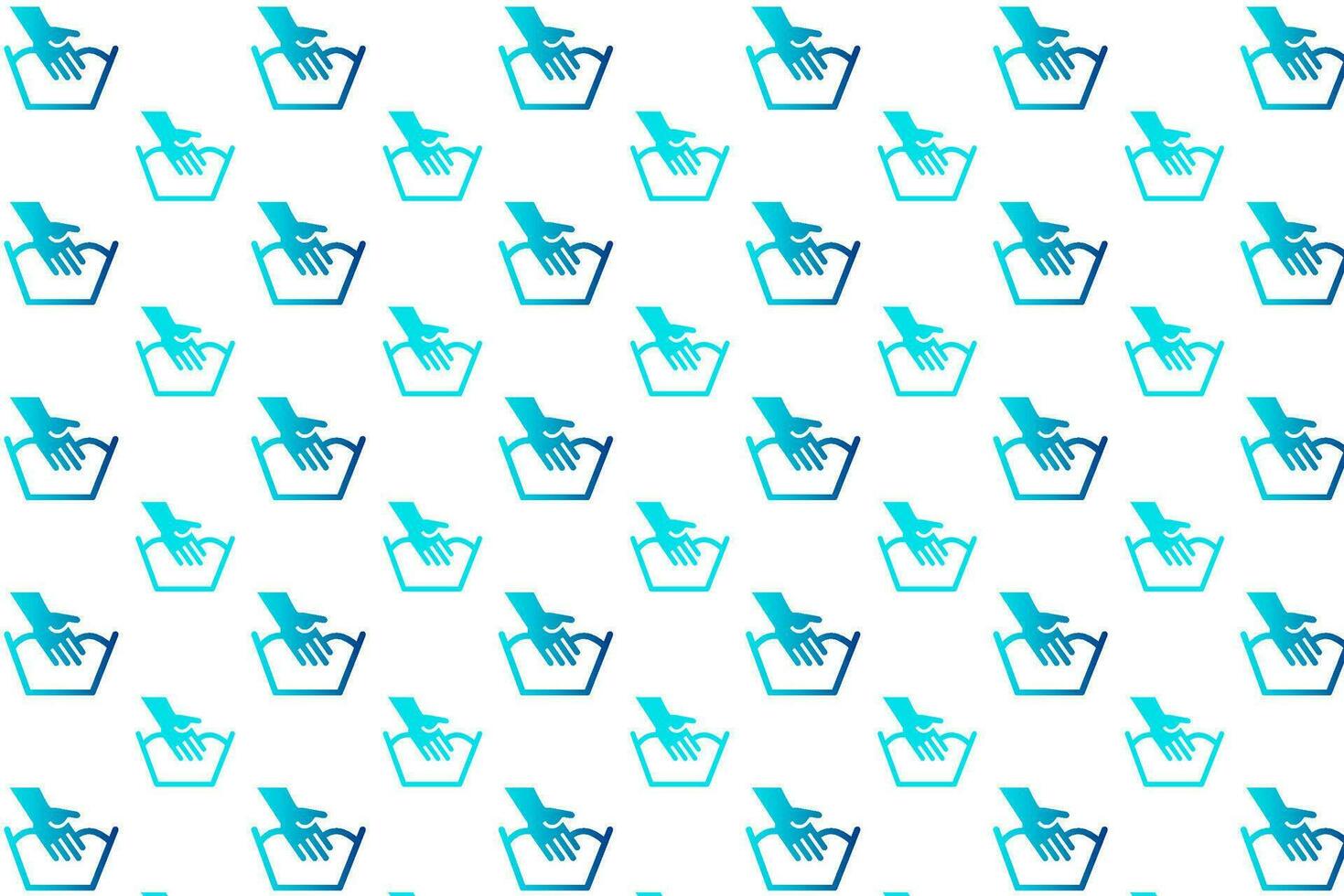 Abstract Hand Wash Pattern Background vector