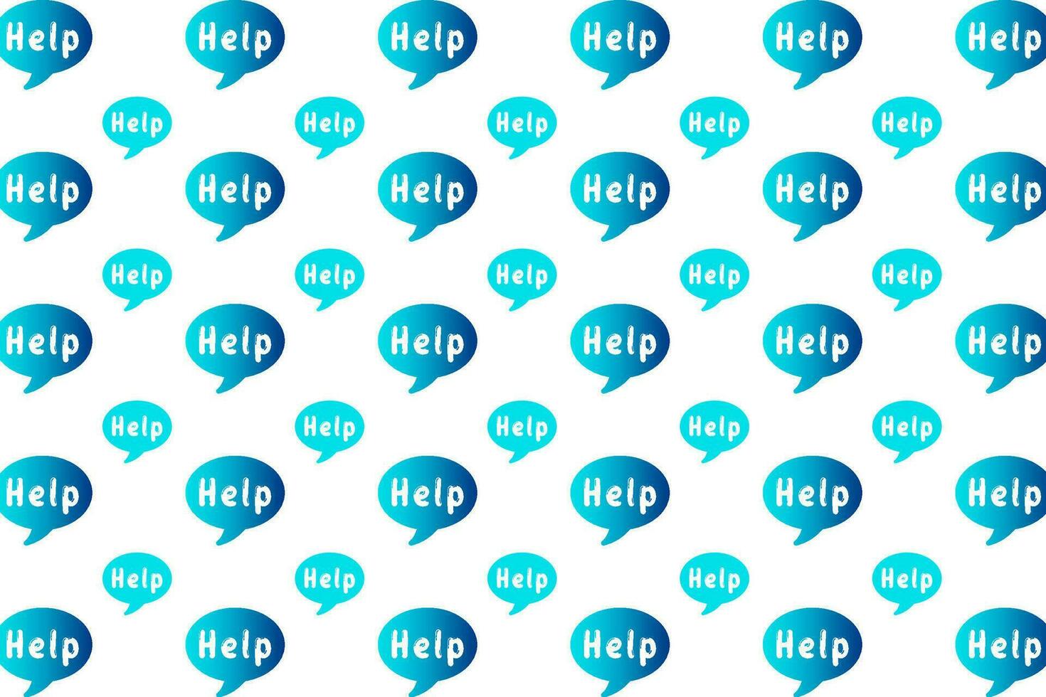 Abstract Help Message Pattern Background vector