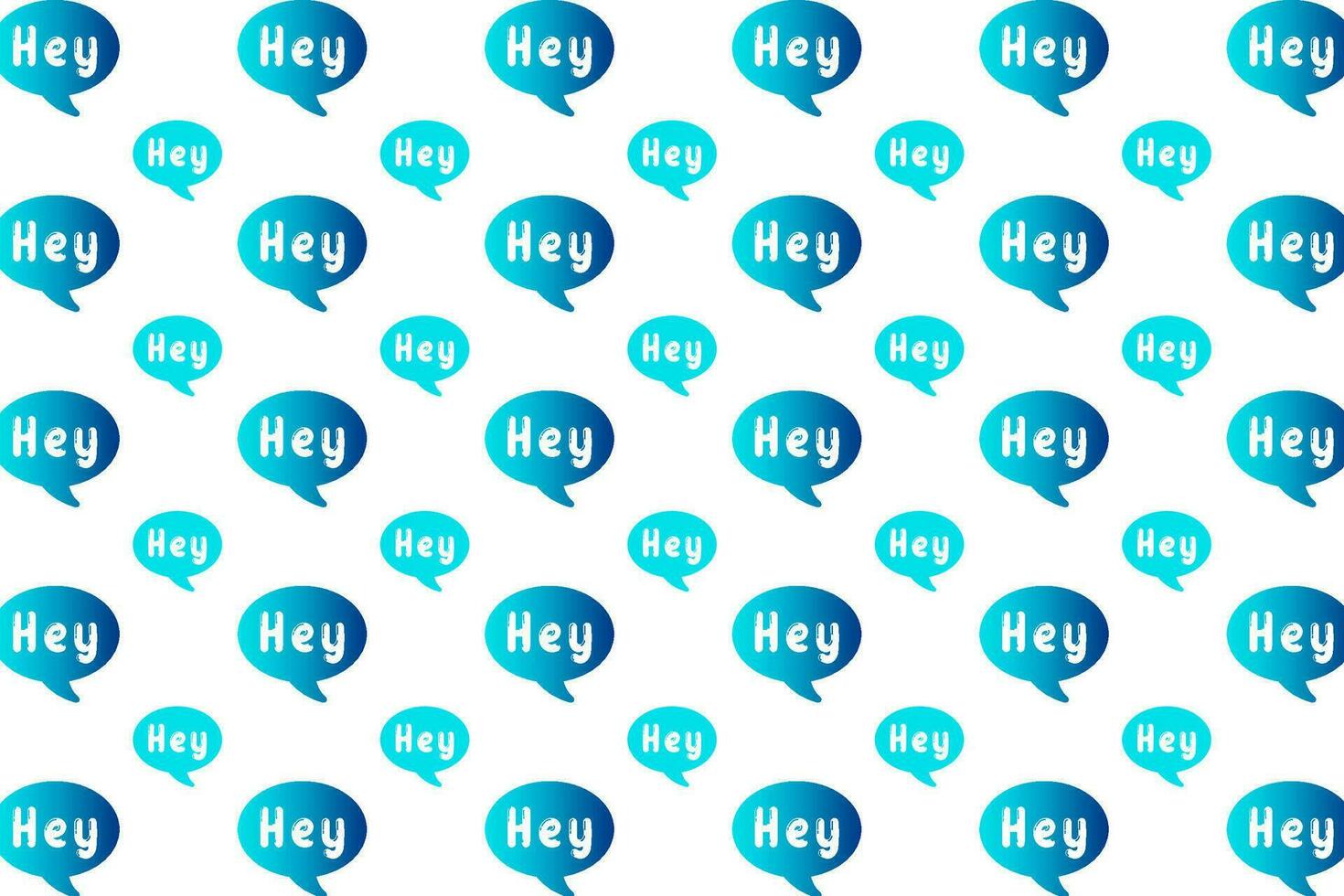 Abstract Hey Message Pattern Background vector