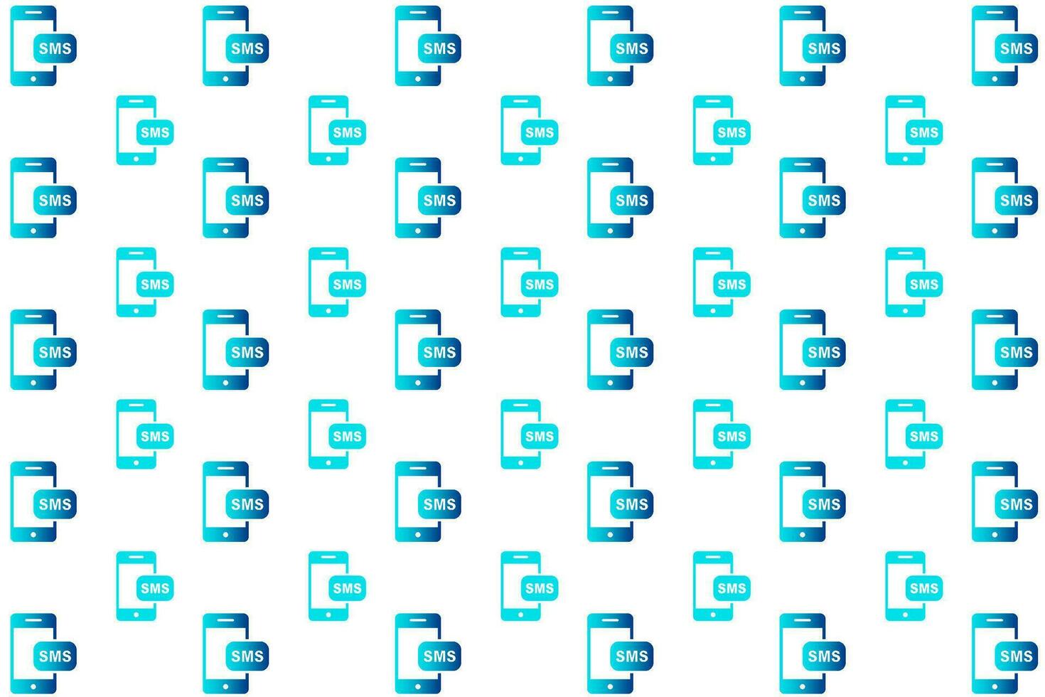 Abstract Mobile SMS Pattern Background vector