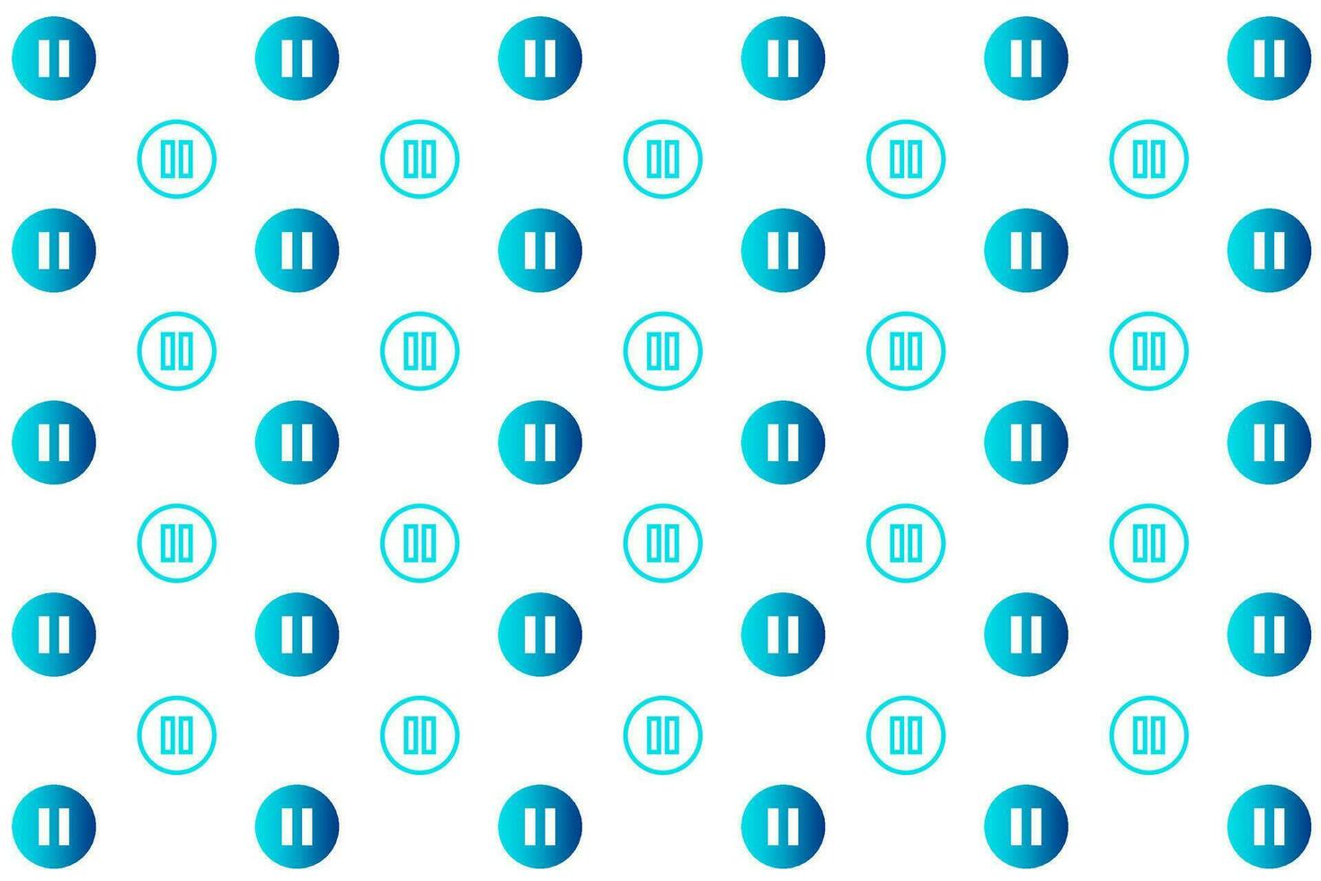 Abstract Pause Round Pattern Background vector