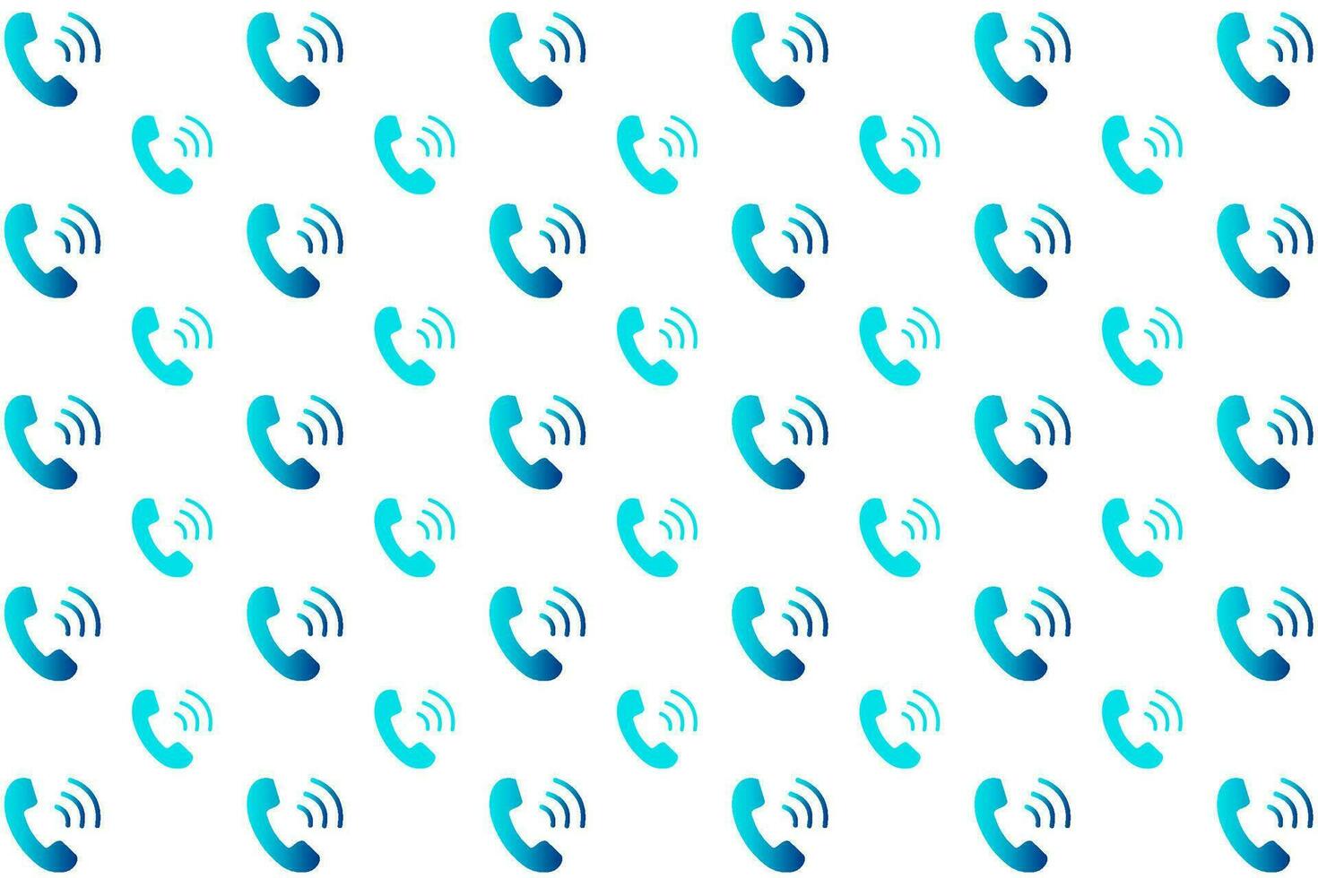 Abstract Phone Call Pattern Background vector
