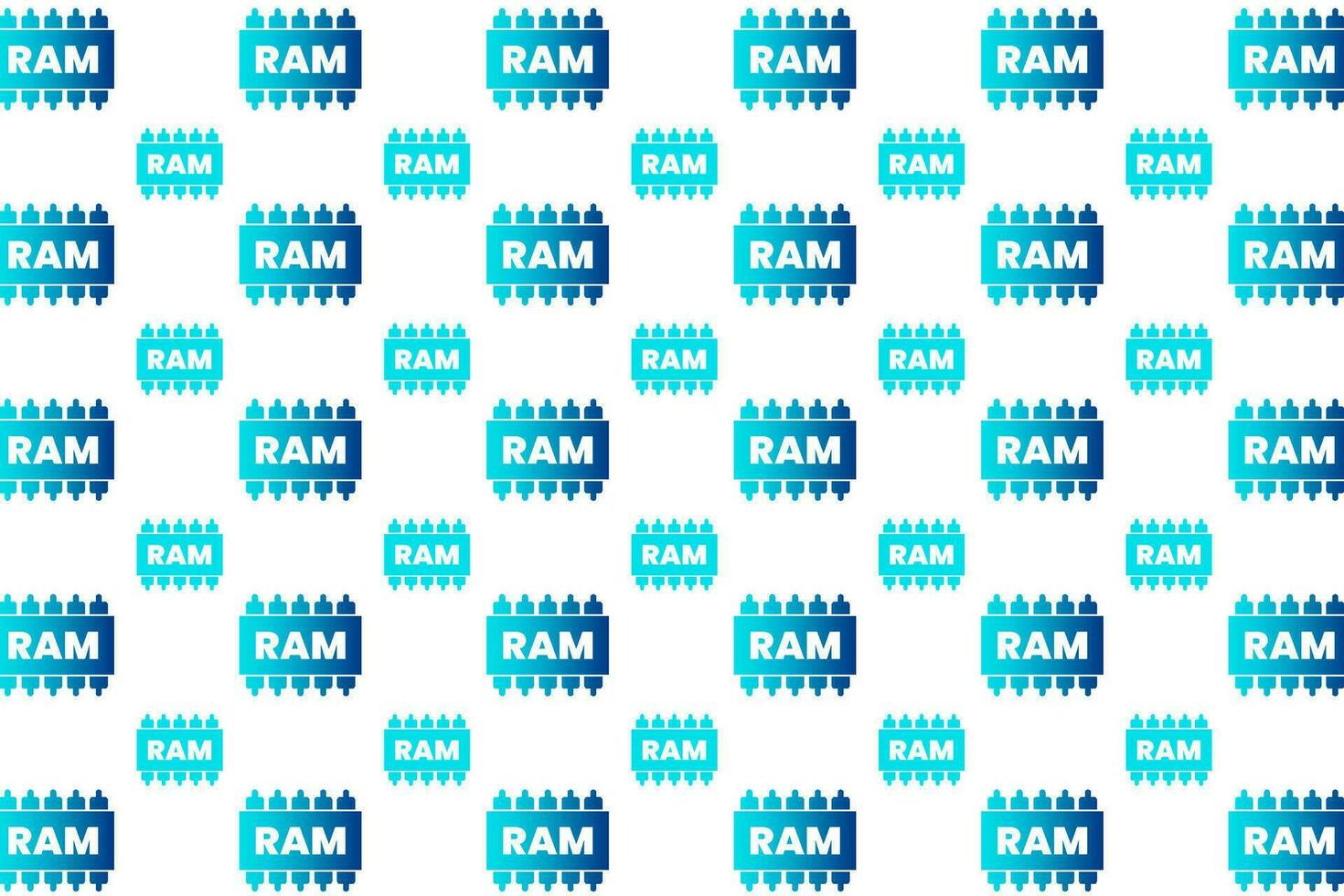 Abstract Ram Memory Pattern Background vector