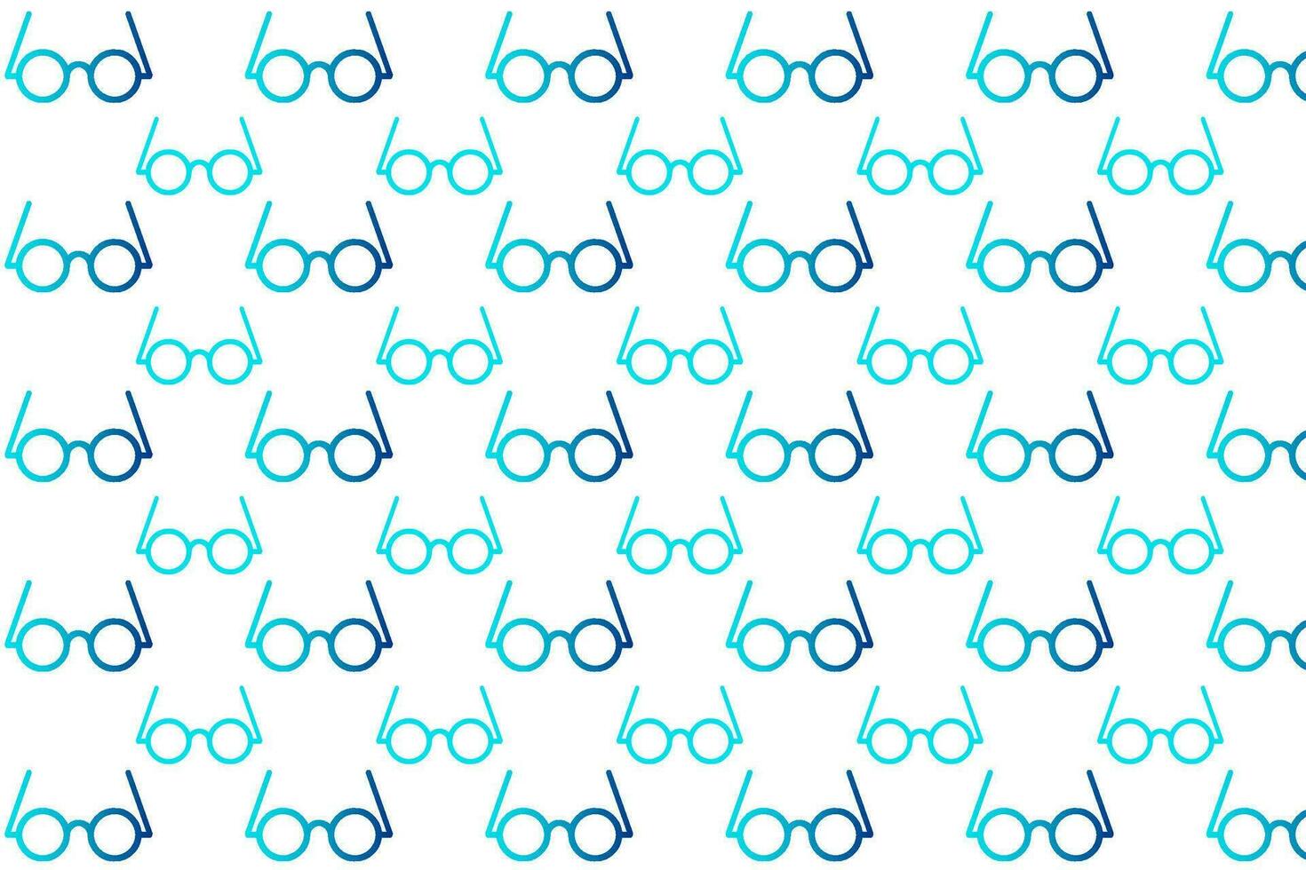 Abstract Round Spectacles Pattern Background vector