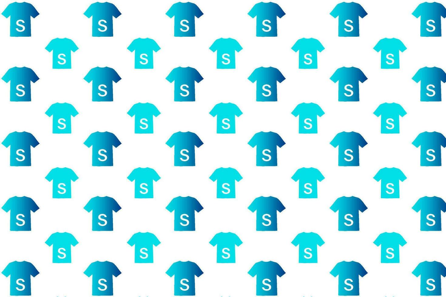 Abstract S Size Shirt Pattern Background vector