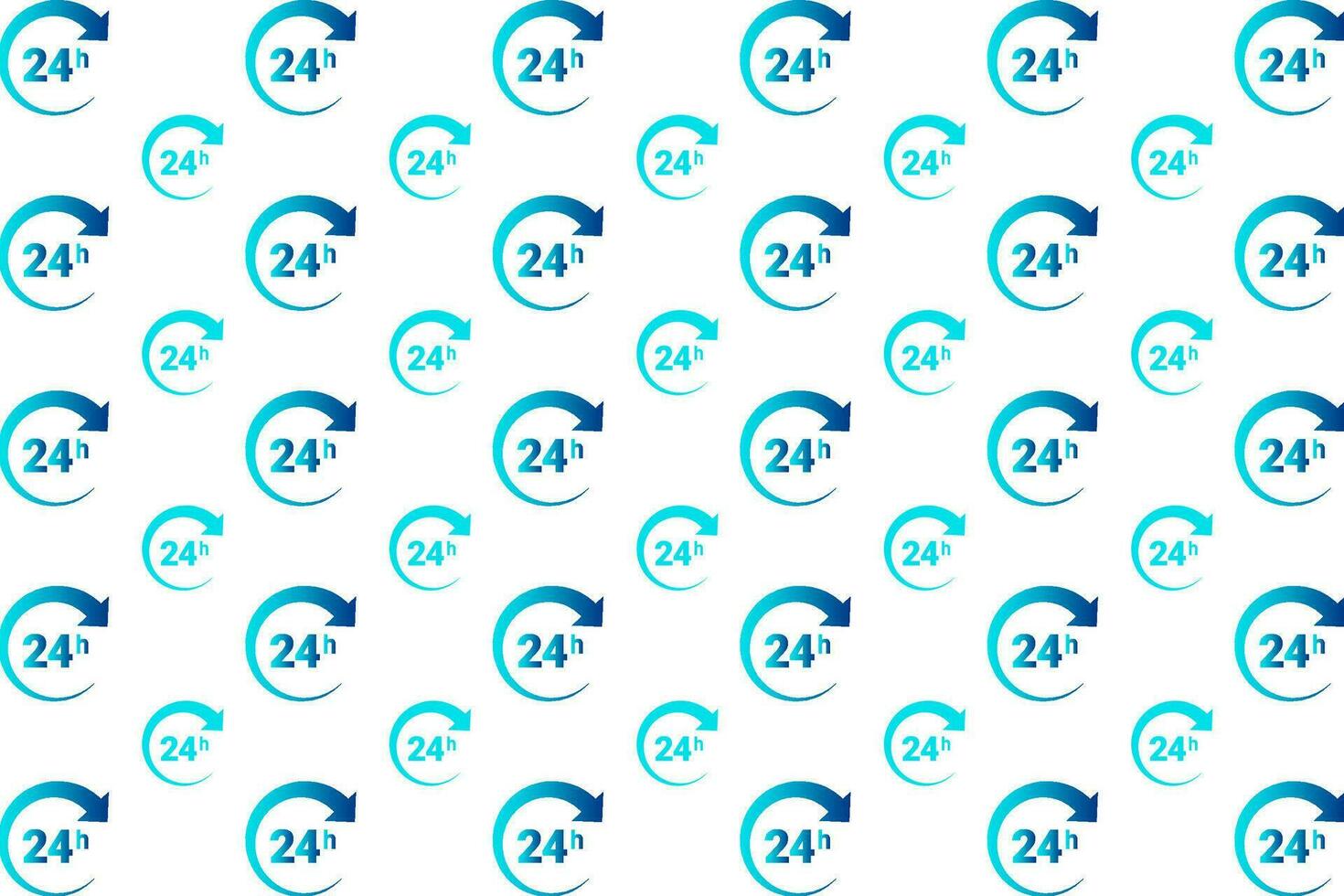 Abstract Round 24H Pattern Background vector