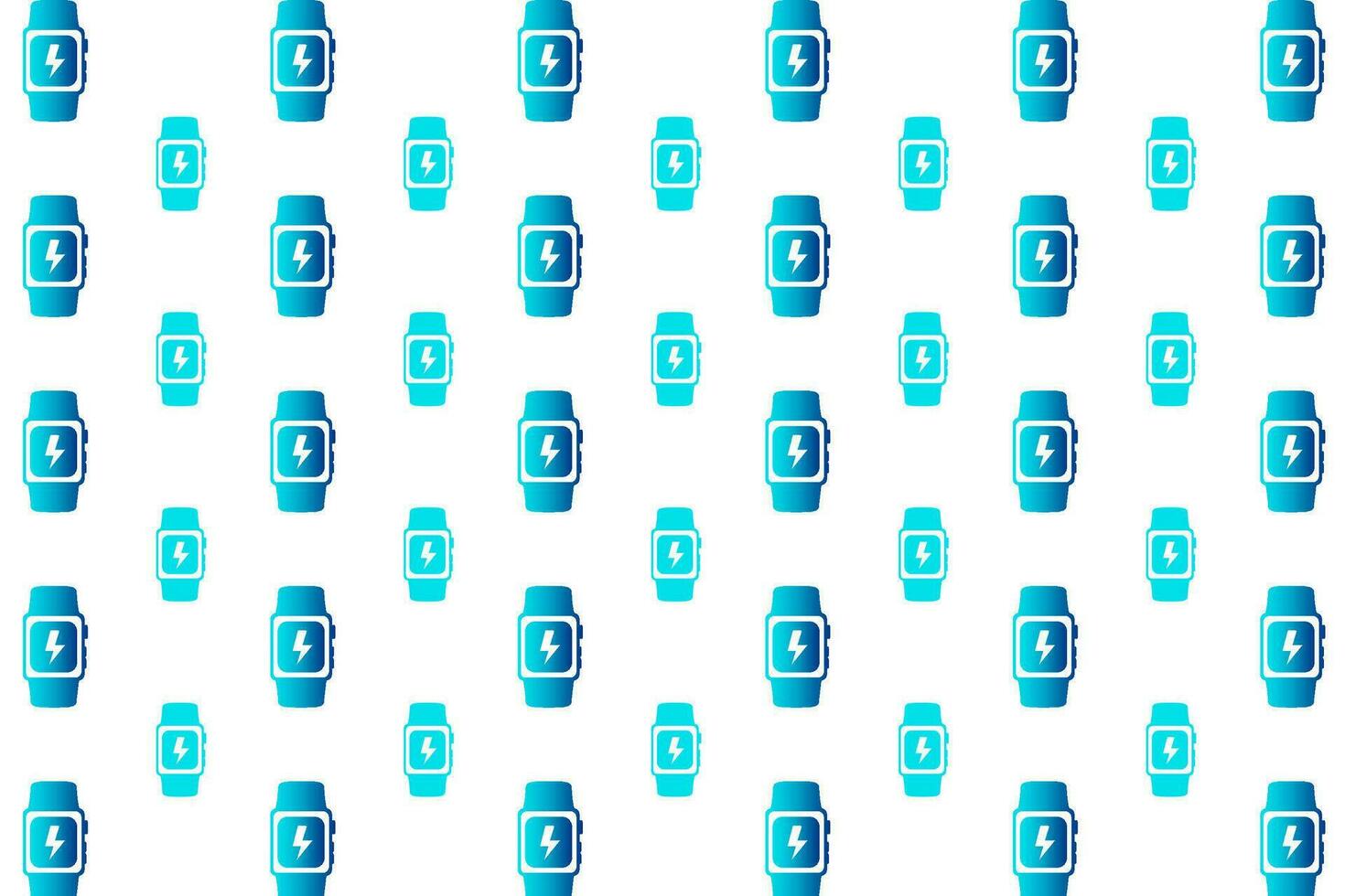 Abstract Smart Watch Charging Pattern Background vector