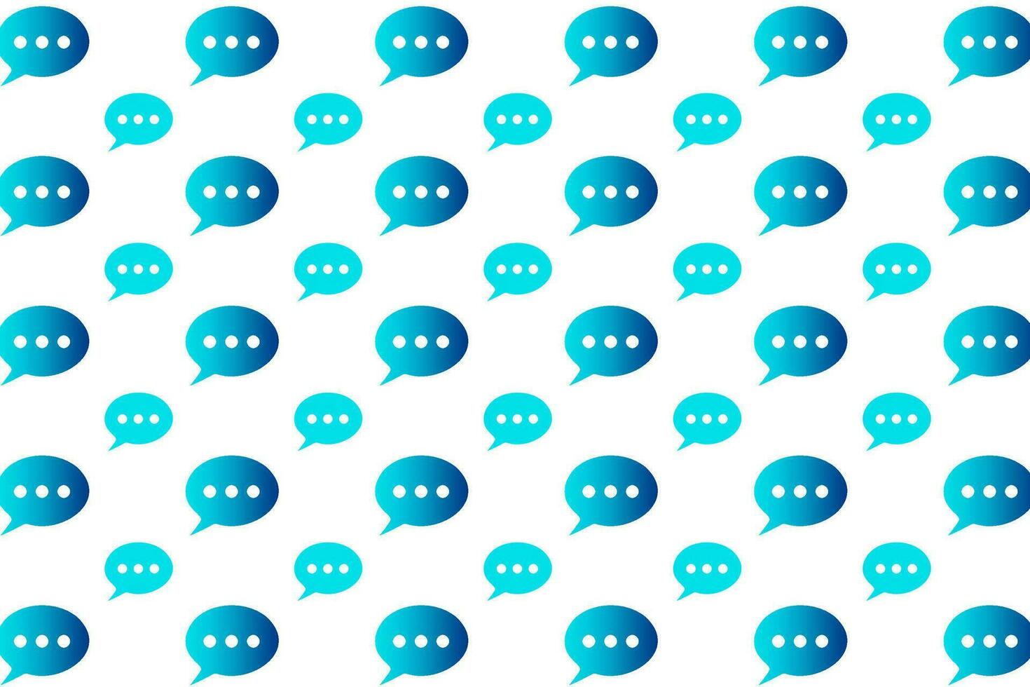 Abstract Talk Bubble Pattern Background vector
