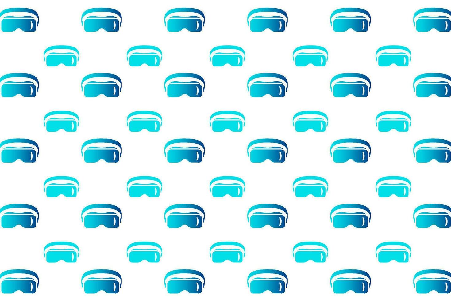 Abstract VR Headset Pattern Background vector