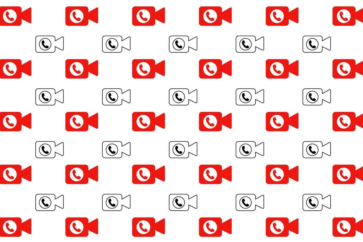 Abstract Video Call Pattern Background vector