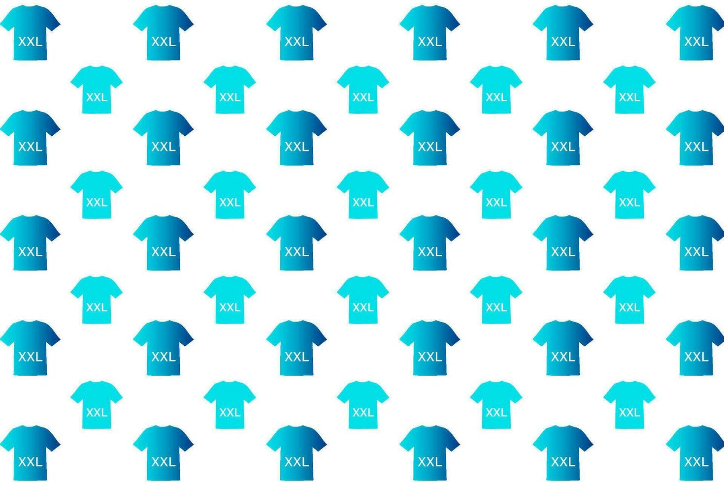Abstract XXL Size Shirt Pattern Background vector