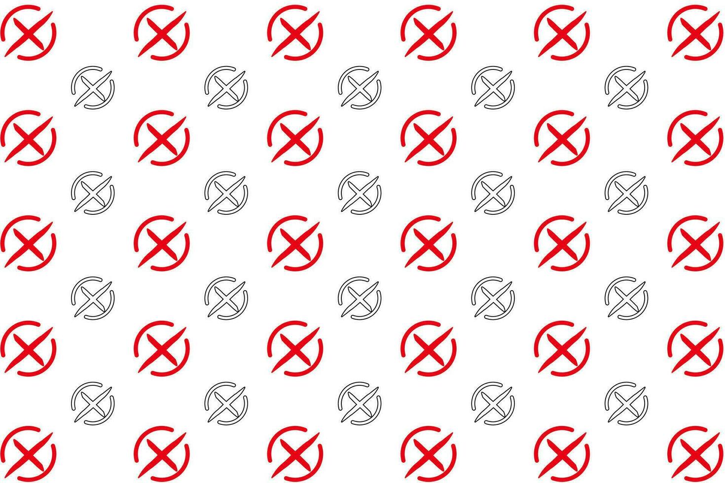 Abstract Wrong Pattern Background vector