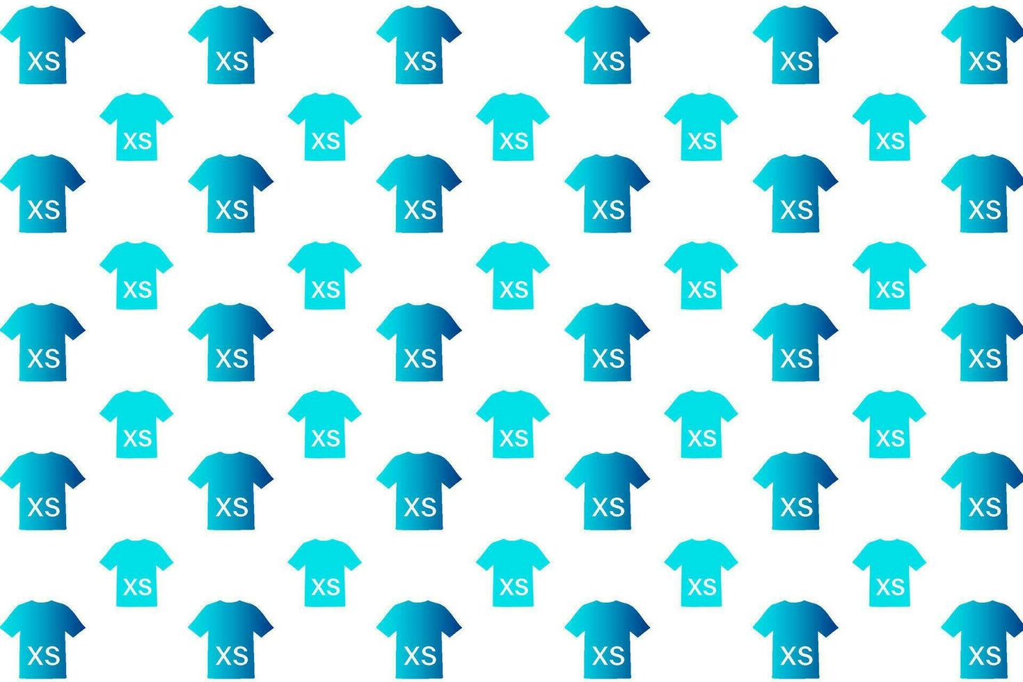 Abstract XS Size Shirt Pattern Background vector