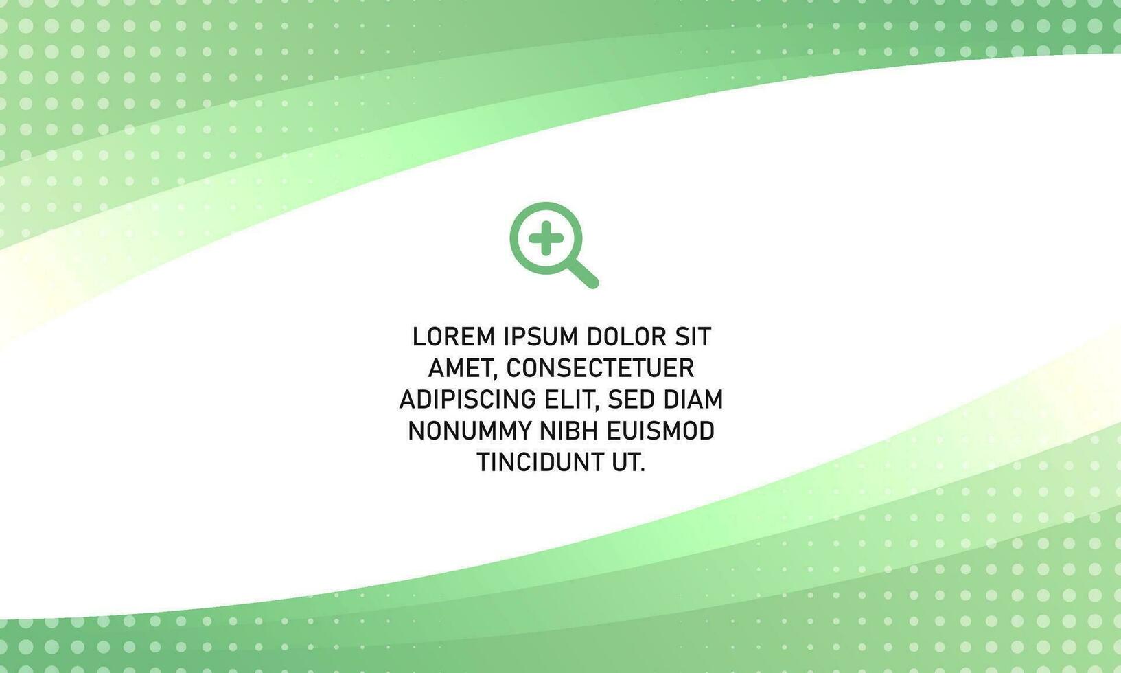 Modern Flat Gradient Curved Green Background vector