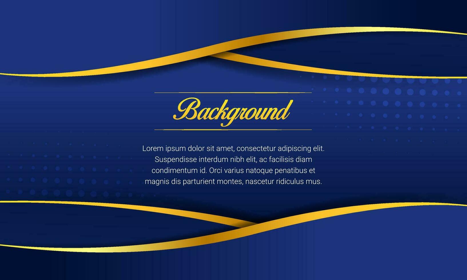 Modern Luxury Blue Wavy Background vector