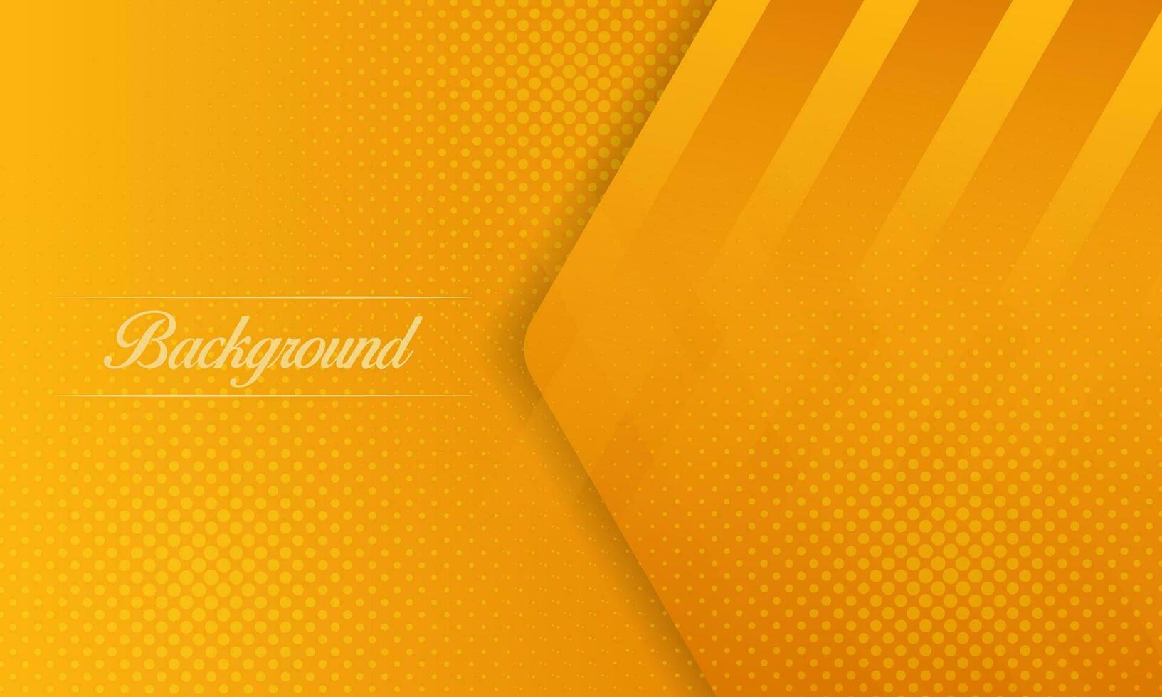 Modern Yellow Dotted Background With Hexagon Shape vector