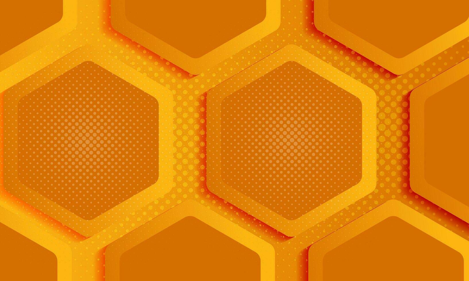 moderno amarillo hexágono antecedentes vector