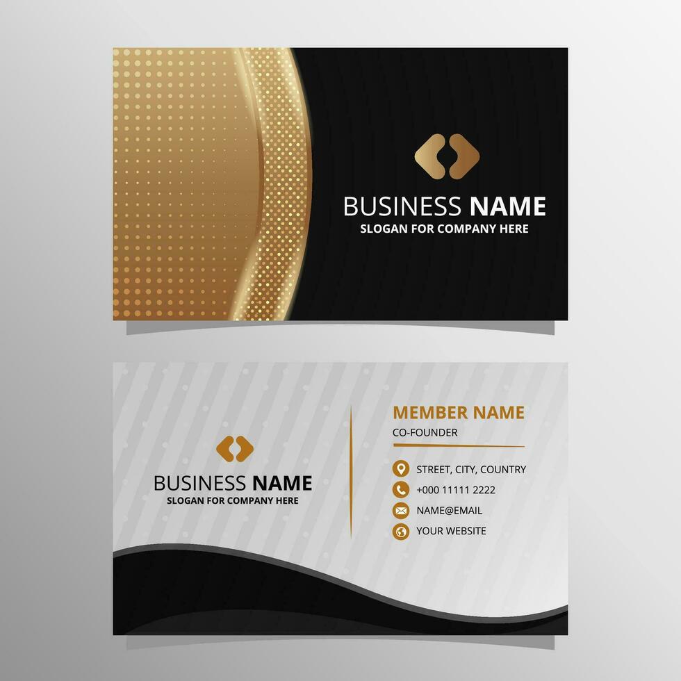 Stylish Luxury Black and Gold Dotted Business Card Template 25847169 Vector Art at Vecteezy stylish-luxury-black-and-gold-dotted-business-card-template-25847169-vector-art-at-vecteezy