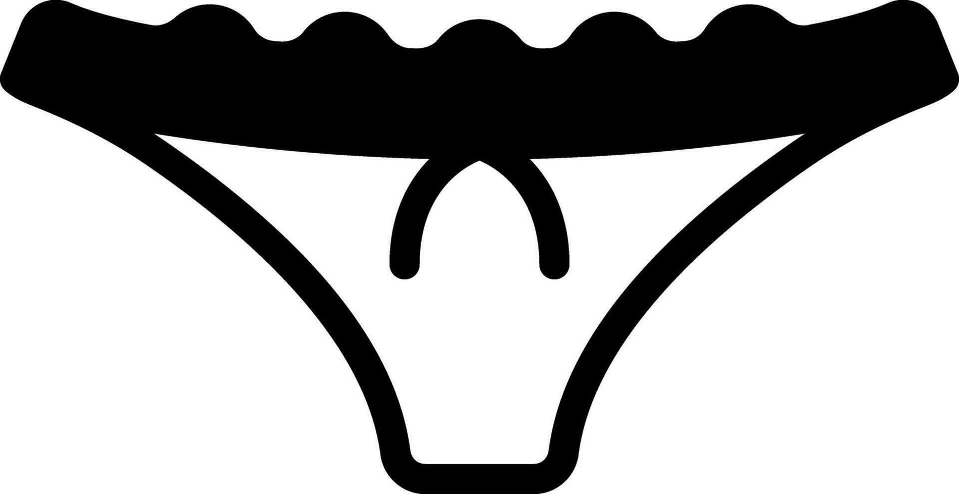 solid icon for shorts vector