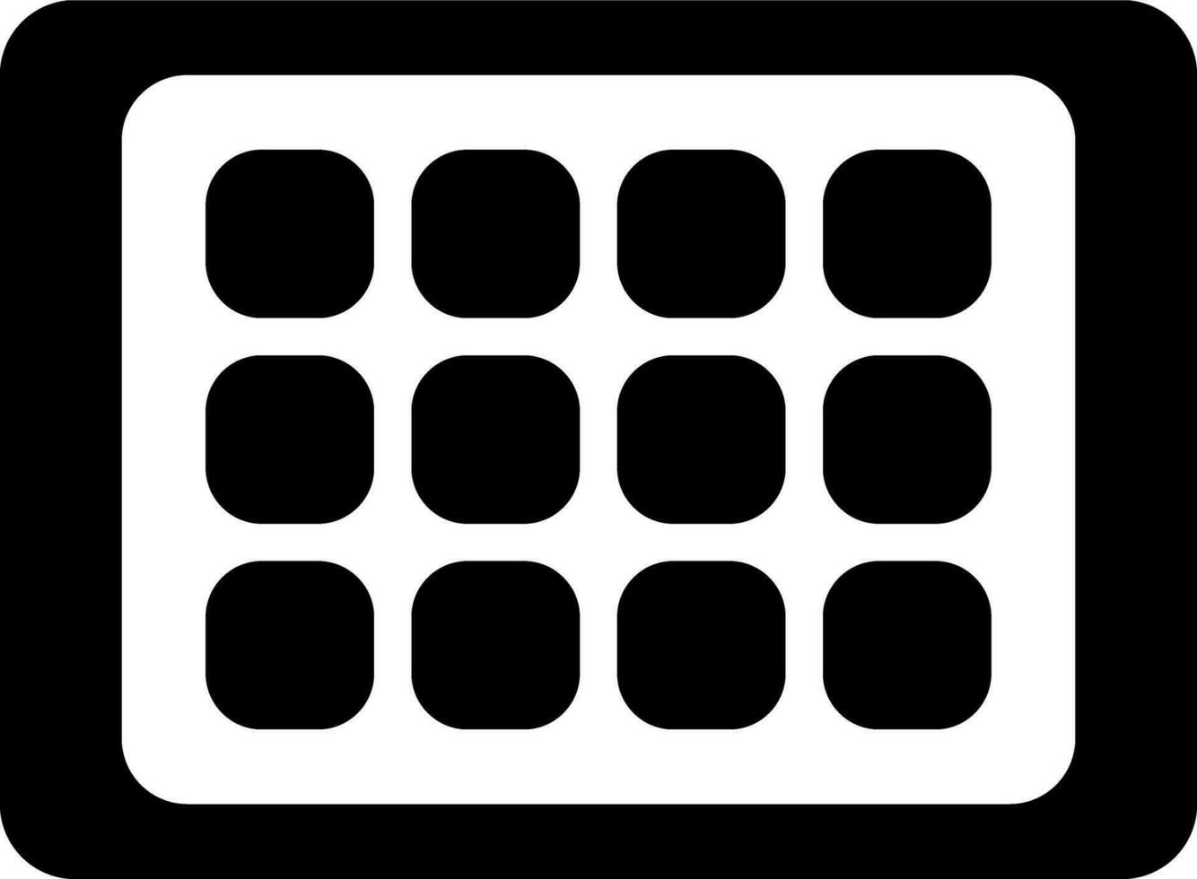 solid icon for gadget vector