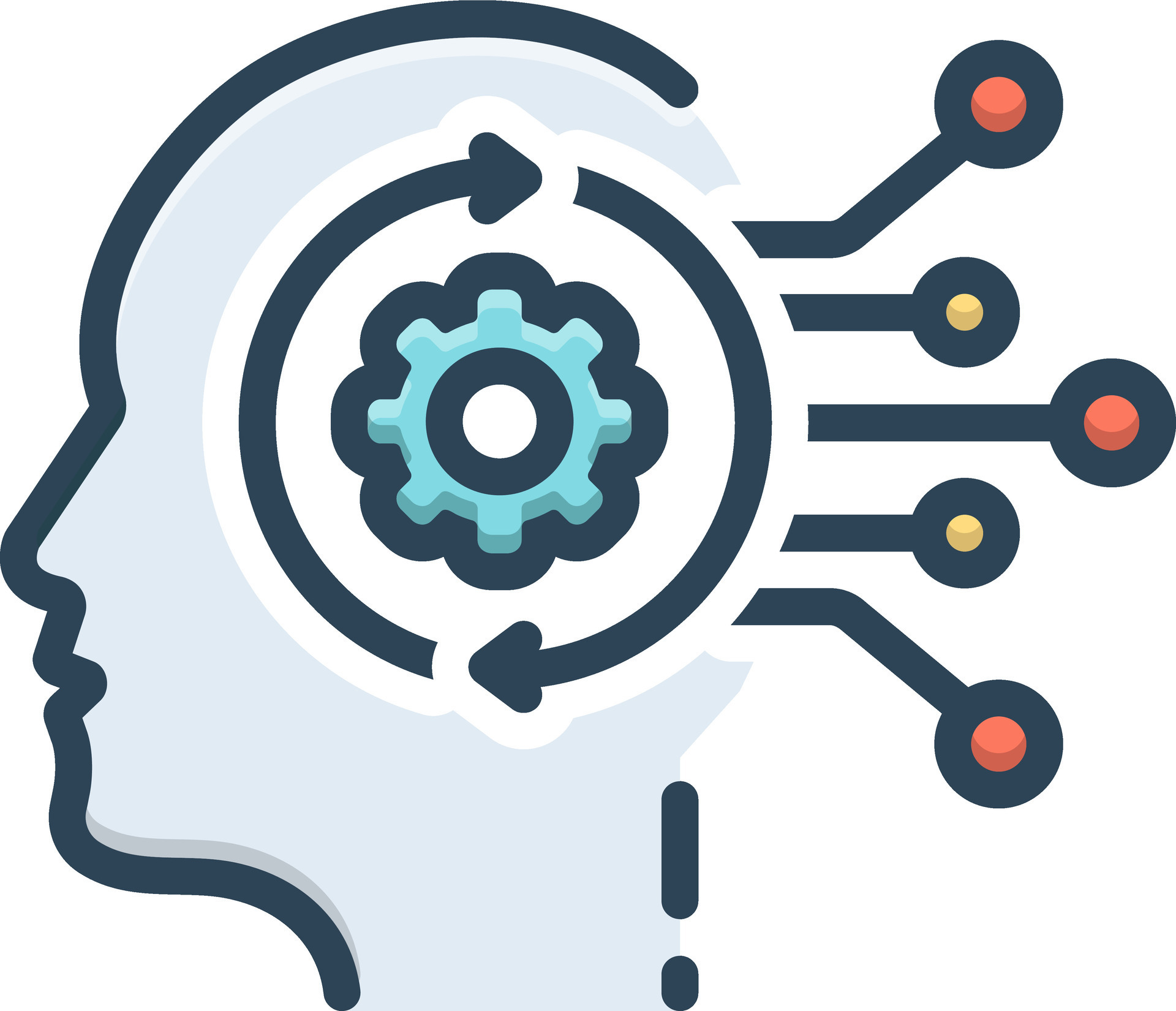 color icon for algorithms 25847878 Vector Art at Vecteezy