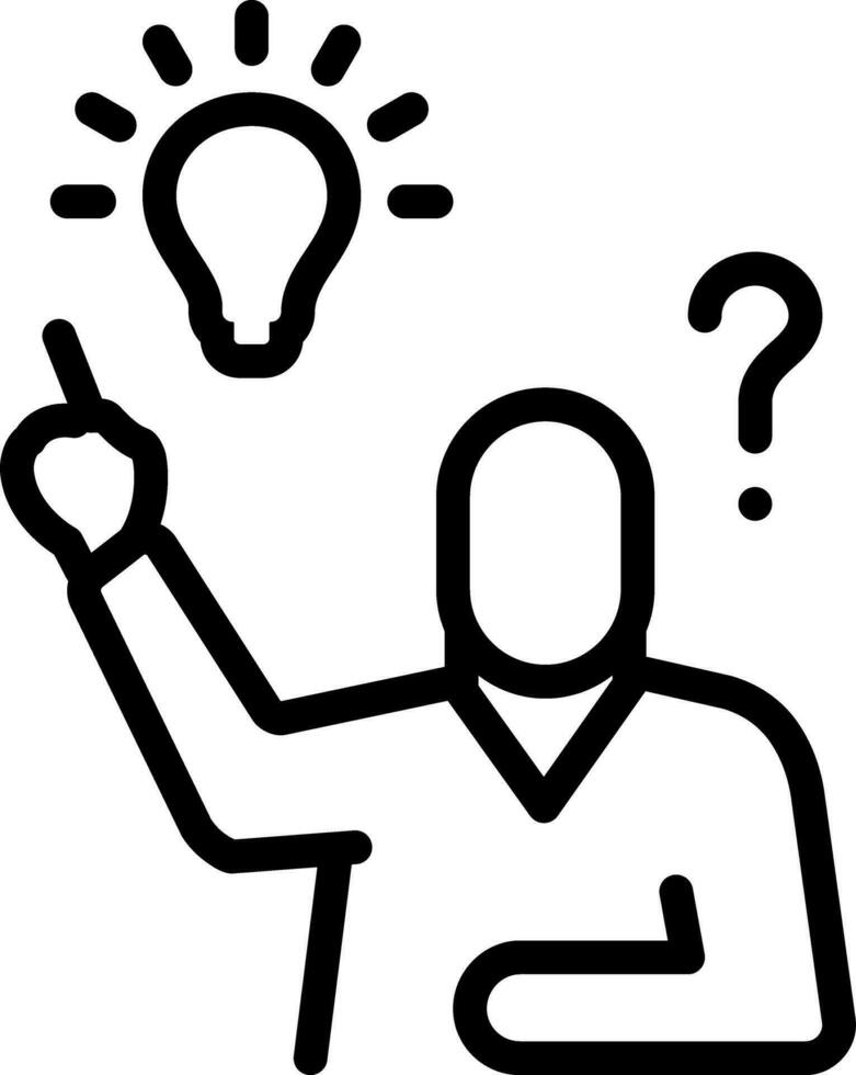 line icon for understood vector
