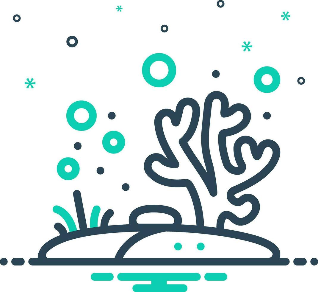 mix icon for reef vector