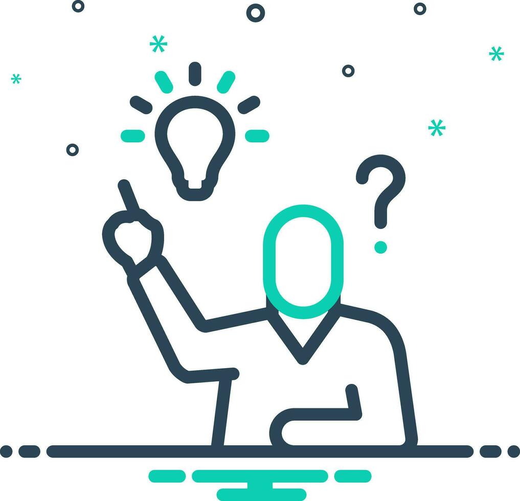 mix icon for understood vector