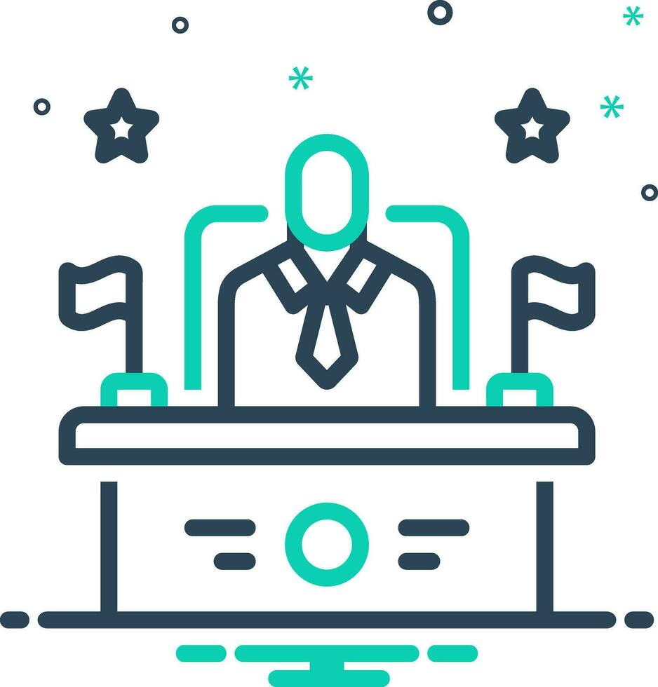 mix icon for collector vector