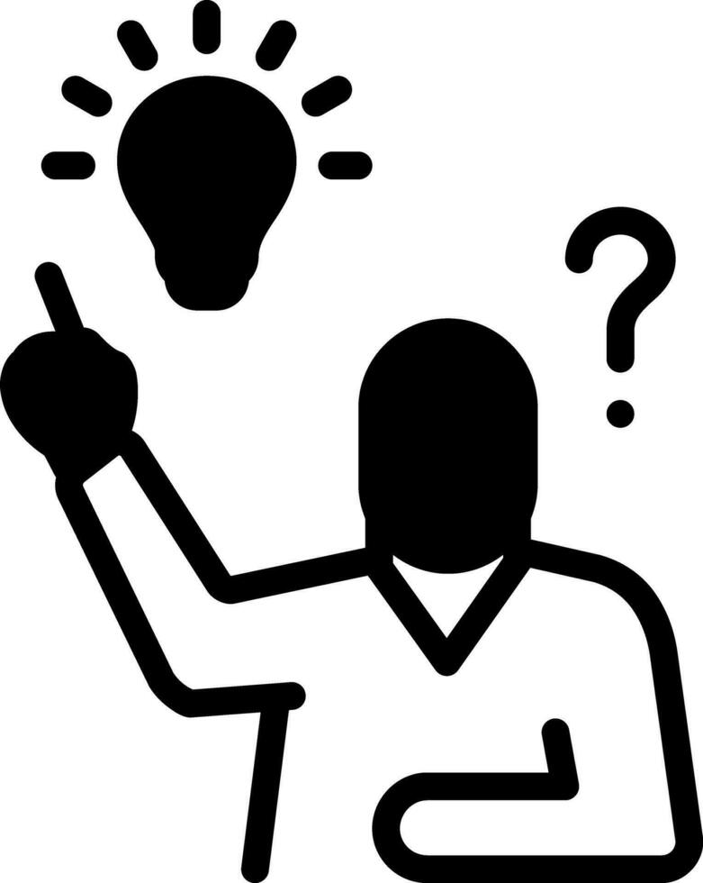 solid icon for understood vector