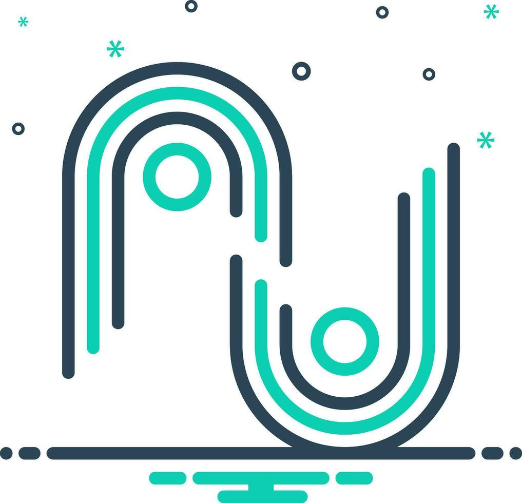 mix icon for arc vector