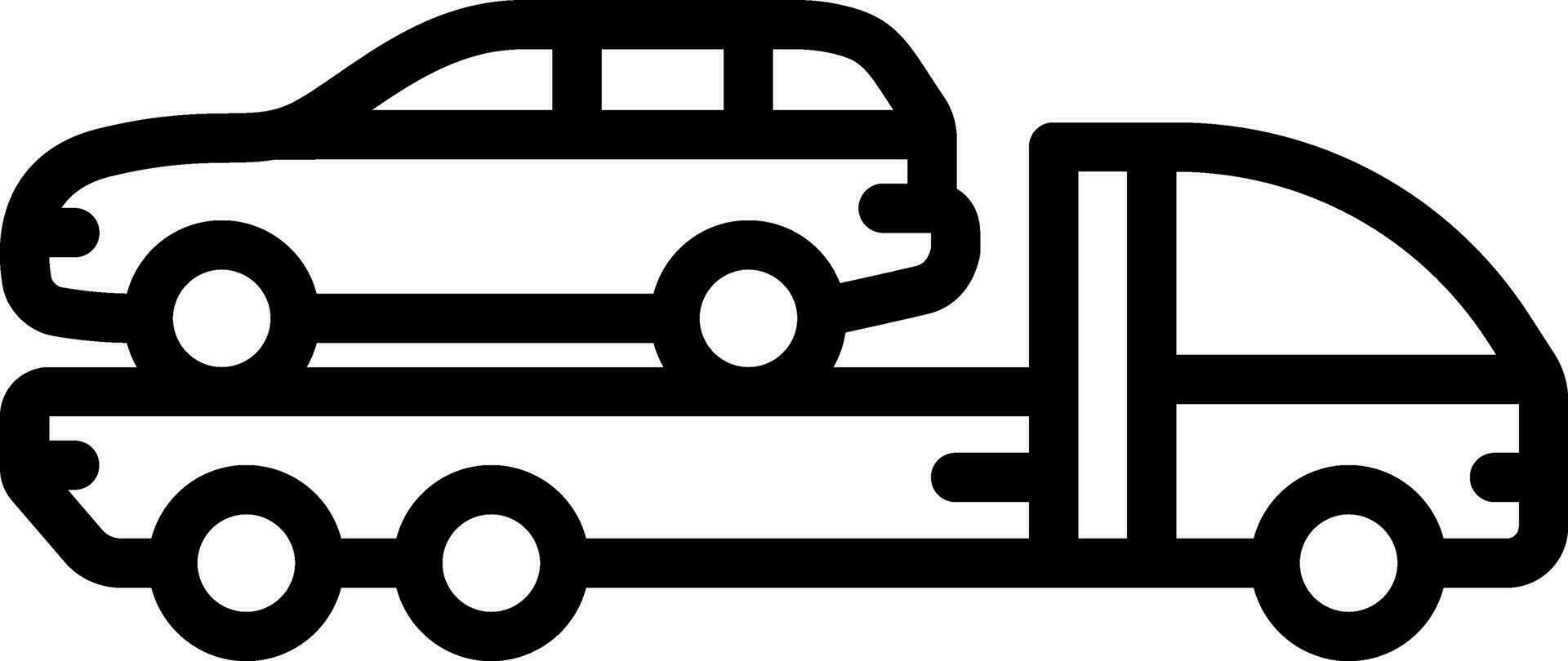 line icon for vehicle vector