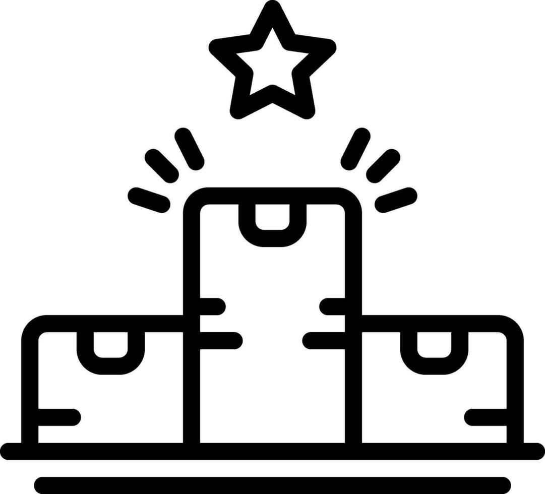 line icon for quantity vector