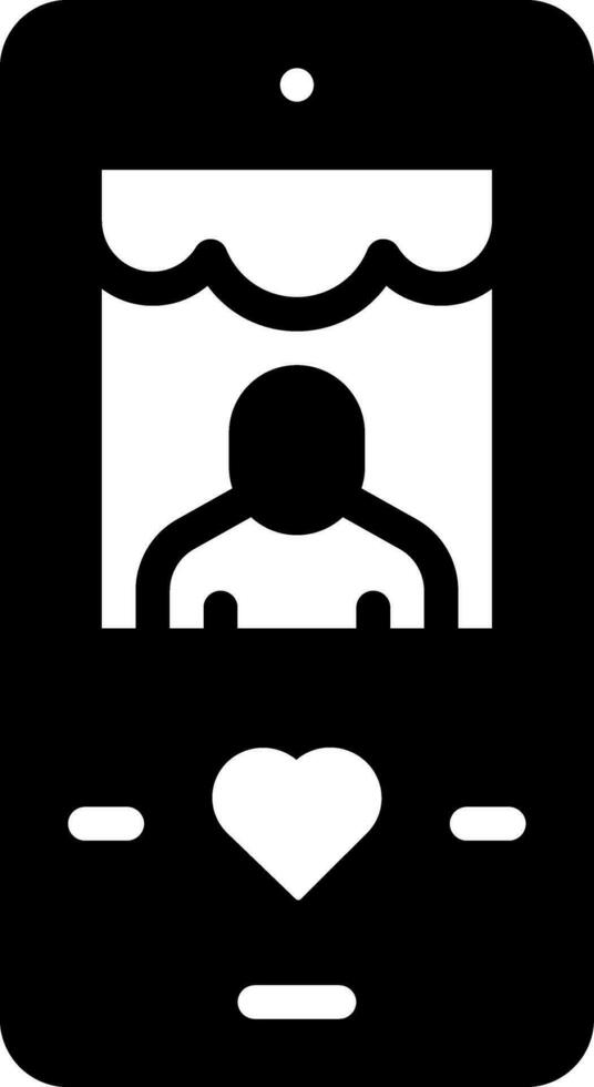 solid icon for posts vector