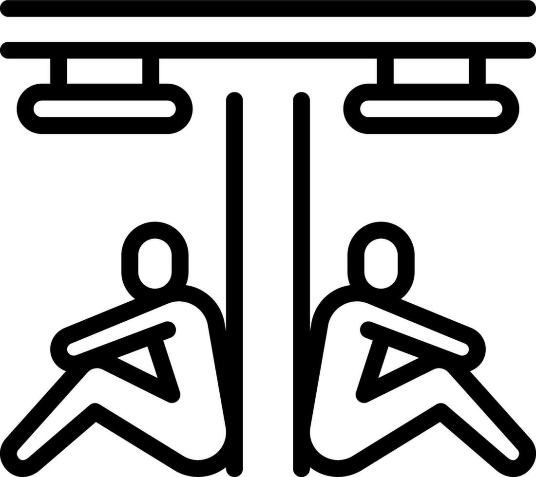 line icon for separate vector
