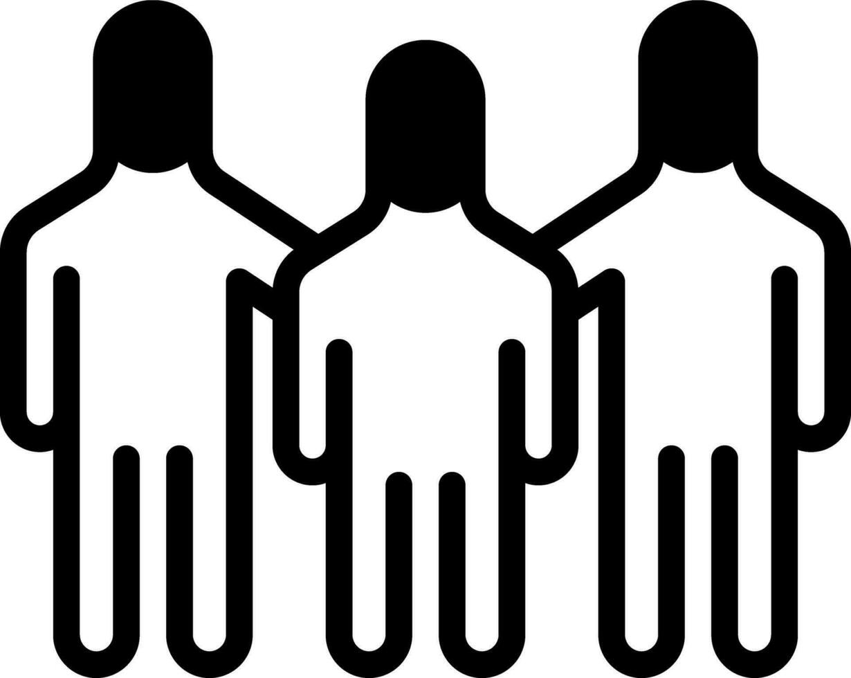 solid icon for accompanied vector