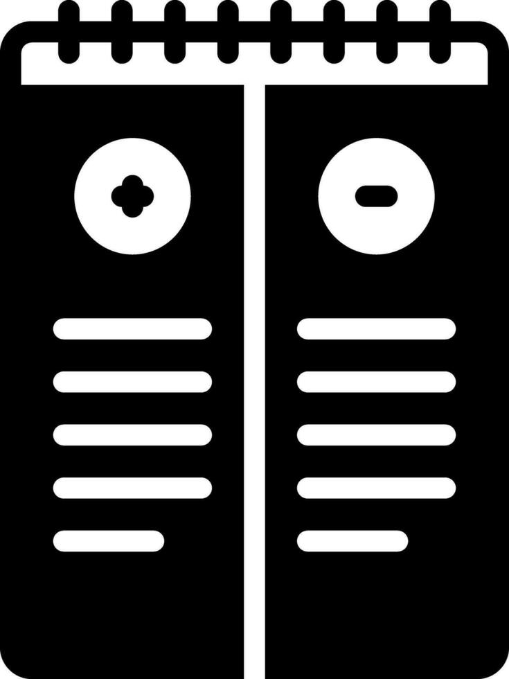 solid icon for con vector