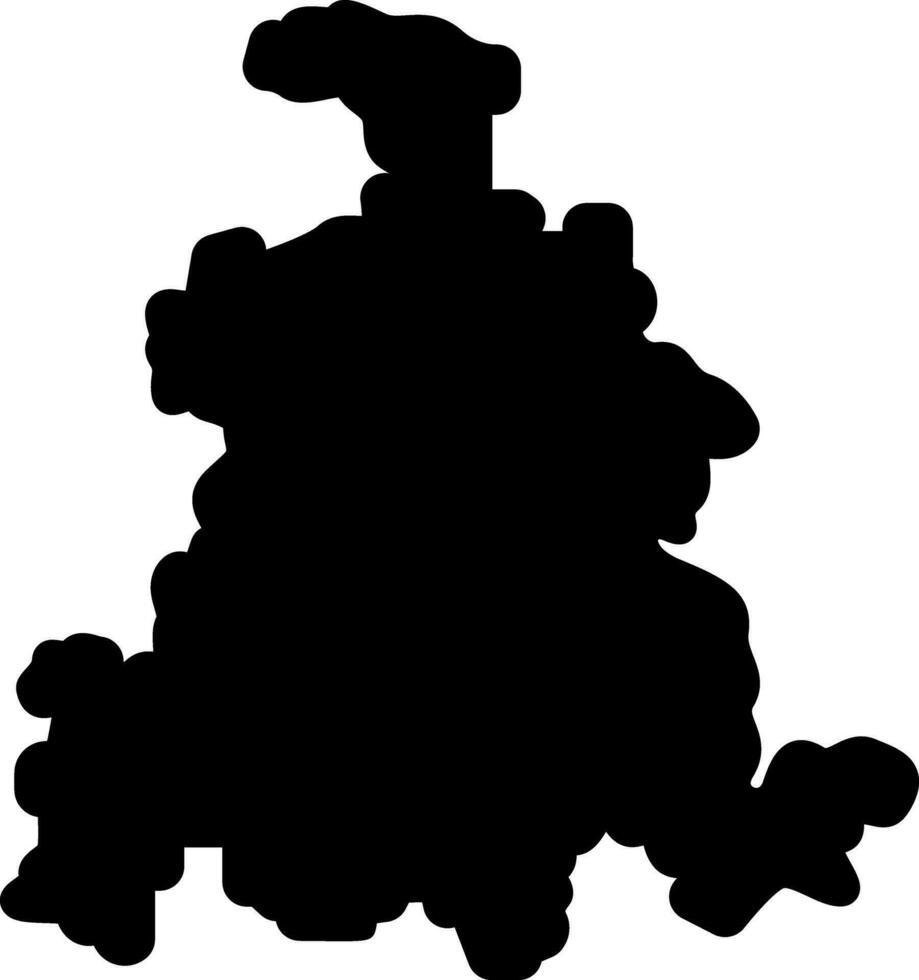 solid icon for dallas vector